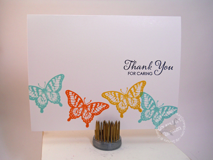 Thank You For Caring Card